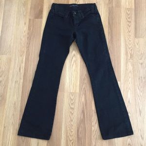 Low rise boot cut Maui black pants